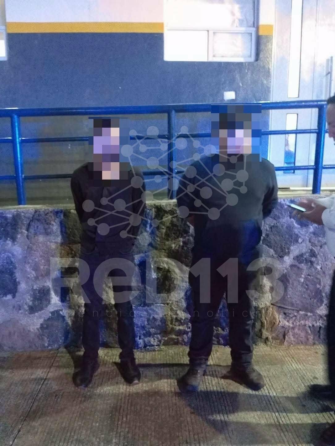 Presuntos implicados en robo de combustible en una gasolinera son detenidos por la Policía Morelia