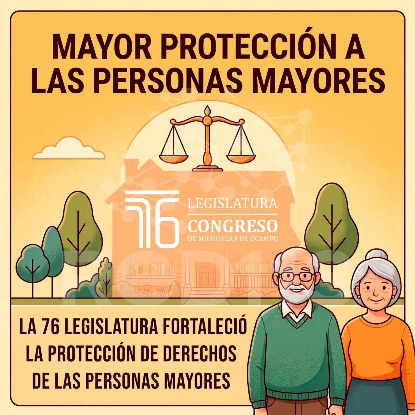 Michoacán fortalece la protección de los derechos de las personas mayores con una reforma integral