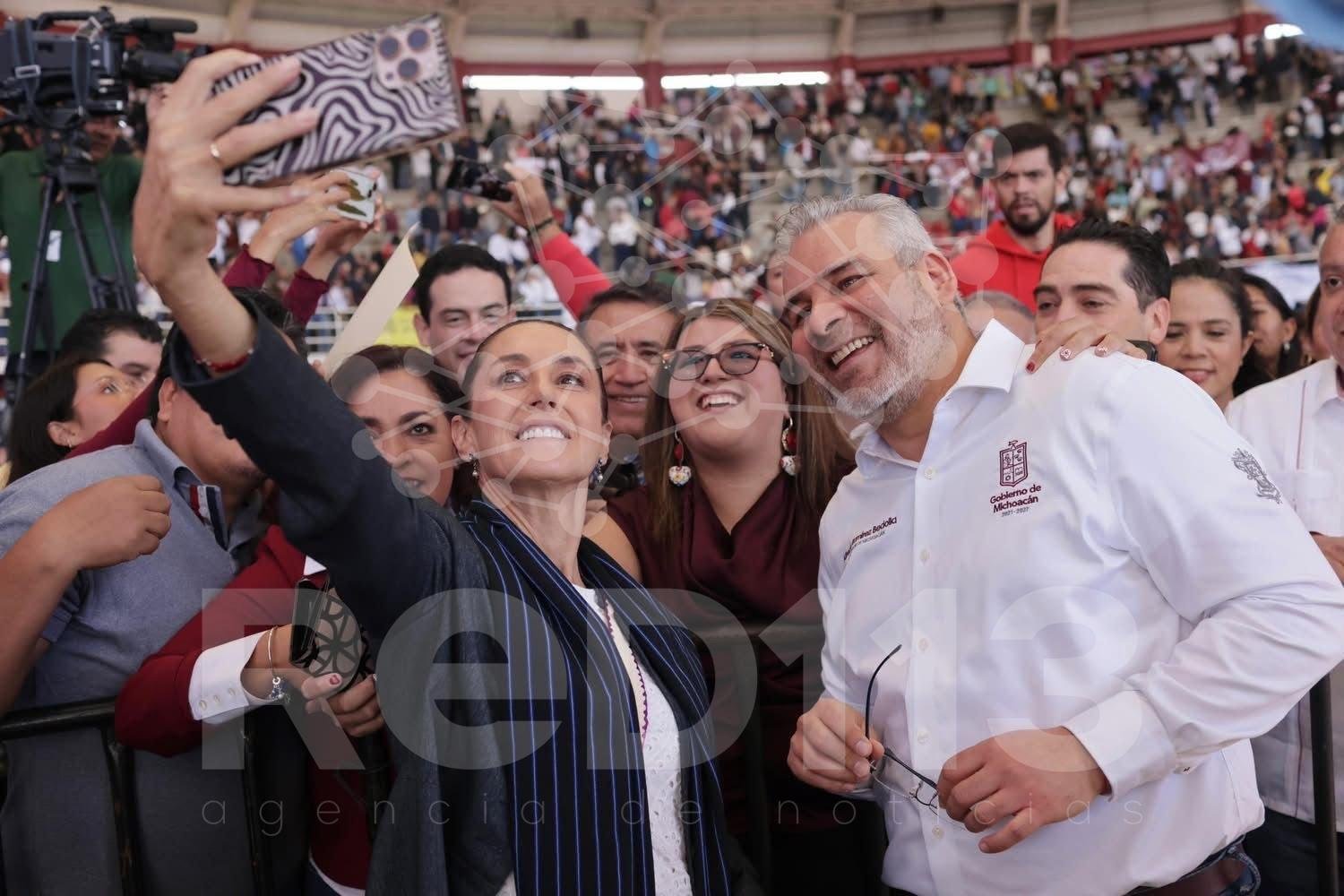 Agradece Bedolla apoyo de la presidenta Sheinbaum para reforzar seguridad en zona aguacatera