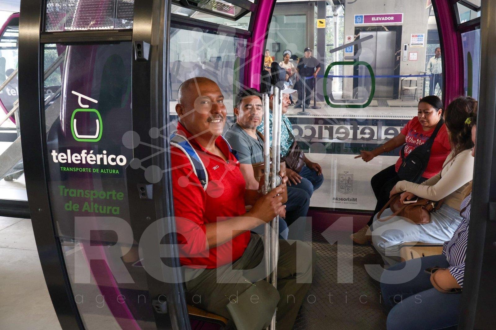 Personas con discapacidad viajarán gratis en el teleférico de Morelia
