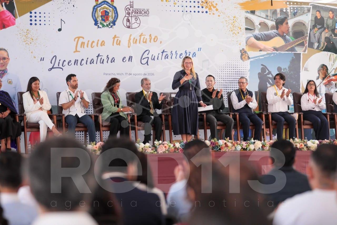 CON LA LICENCIATURA EN GUITARRERÍA, LA UMSNH Y EL AYUNTAMIENTO DEJAN UN LEGADO PARA PARACHO: YARABÍ ÁVILA