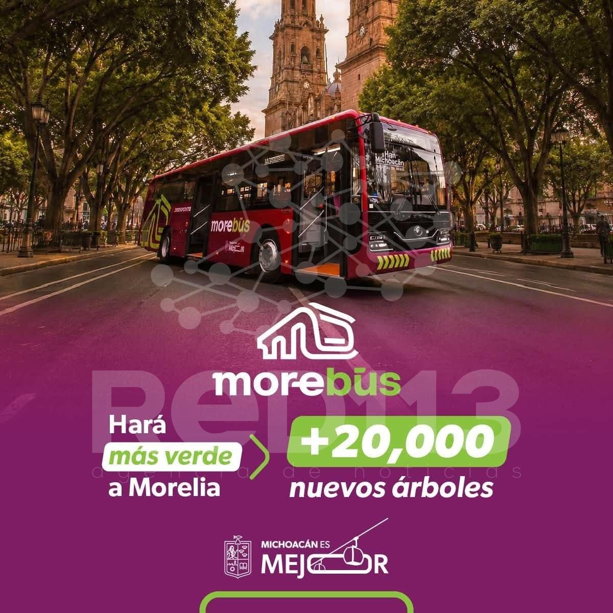 Morebús: movilidad y recuperación ambiental para transformar el transporte en Morelia