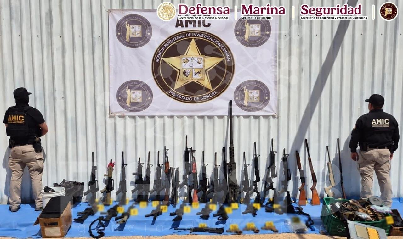 EN SONORA, AUTORIDADES FEDERALES Y ESTATALES LIBERAN A TRES PERSONAS Y DETIENEN A SIETE GENERADORES DE VIOLENCIA