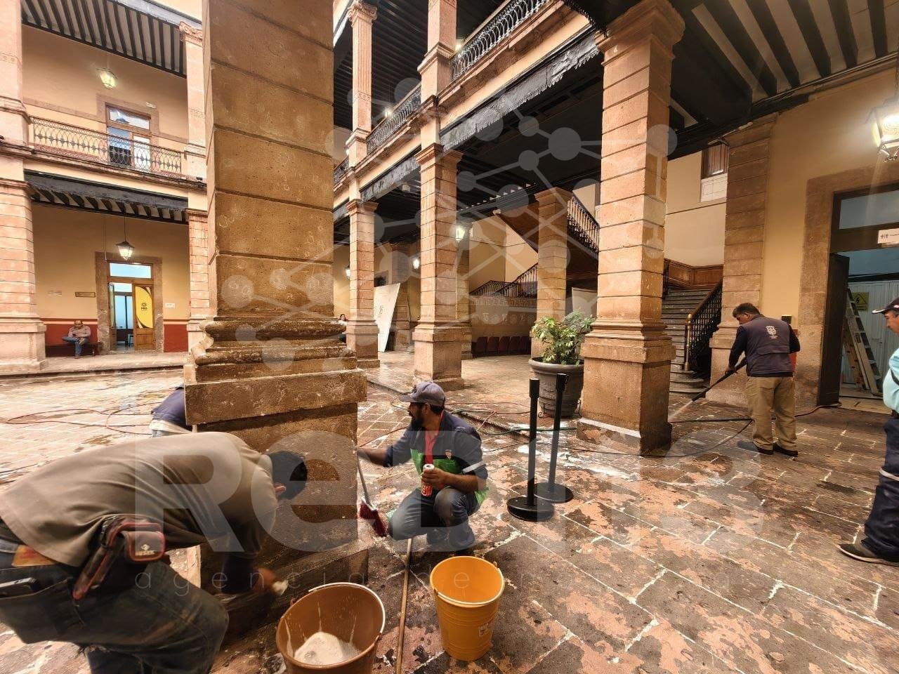 Gobierno de Morelia fortalece acciones de conservación y mantenimiento del Centro Histórico