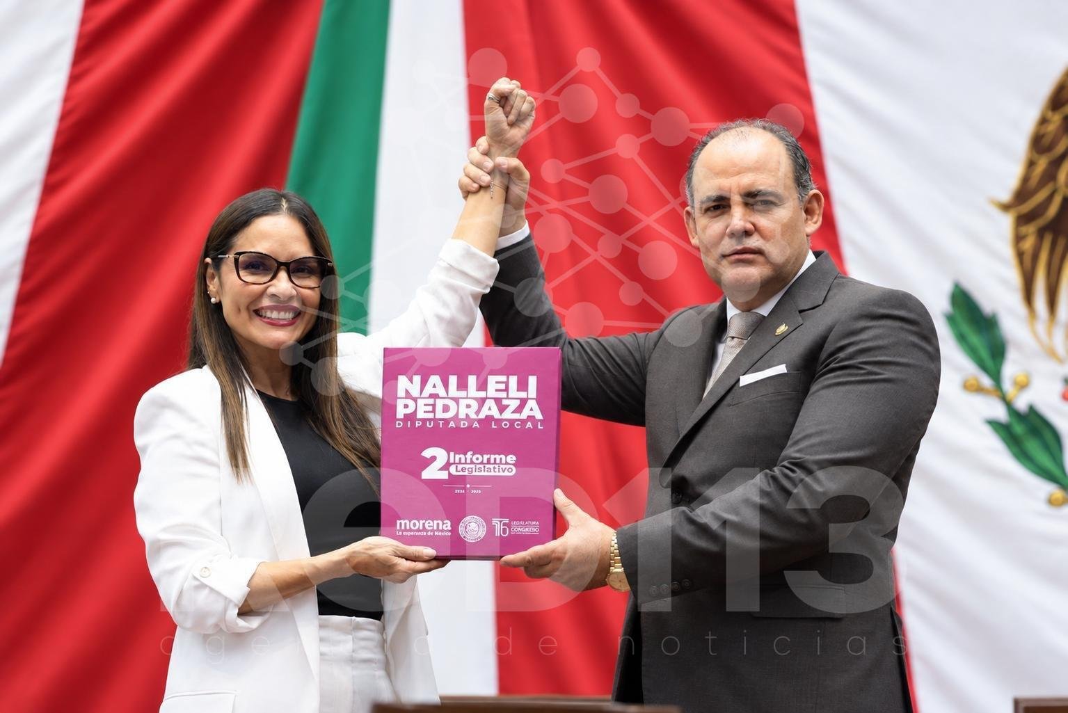 Nalleli Pedraza entrega su Segundo Informe Legislativo ante la Mesa Directiva del Congreso de Michoacán