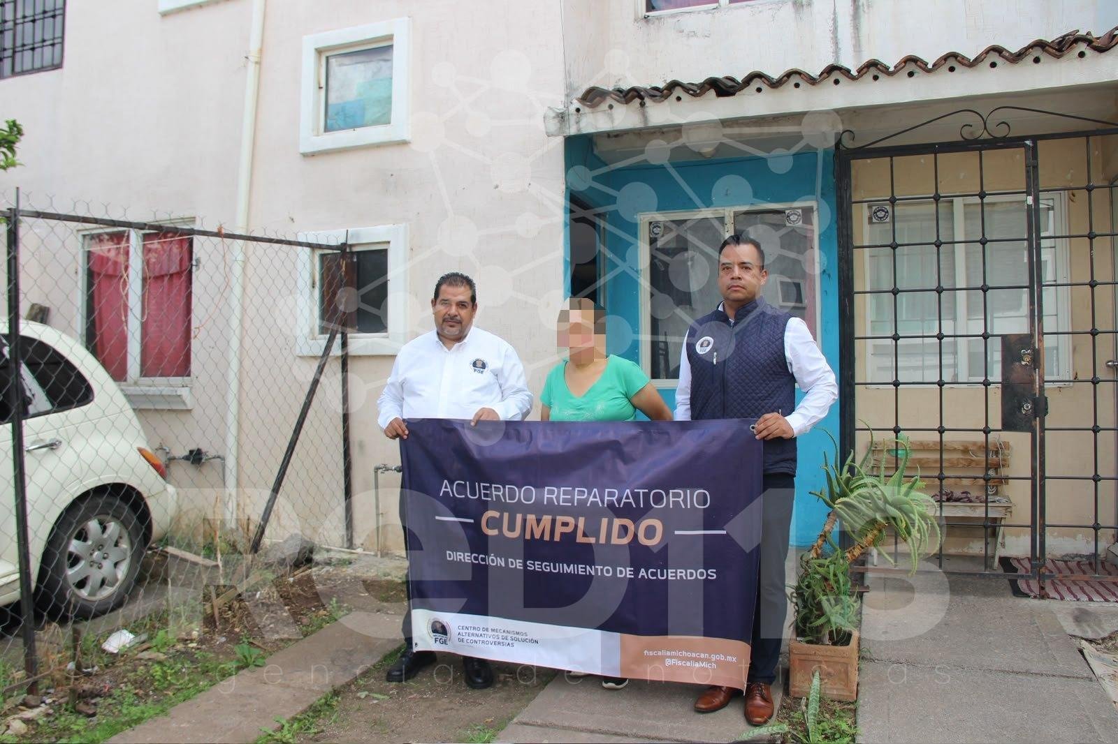 Restituye CMASC inmueble a su legitima propietaria en Morelia