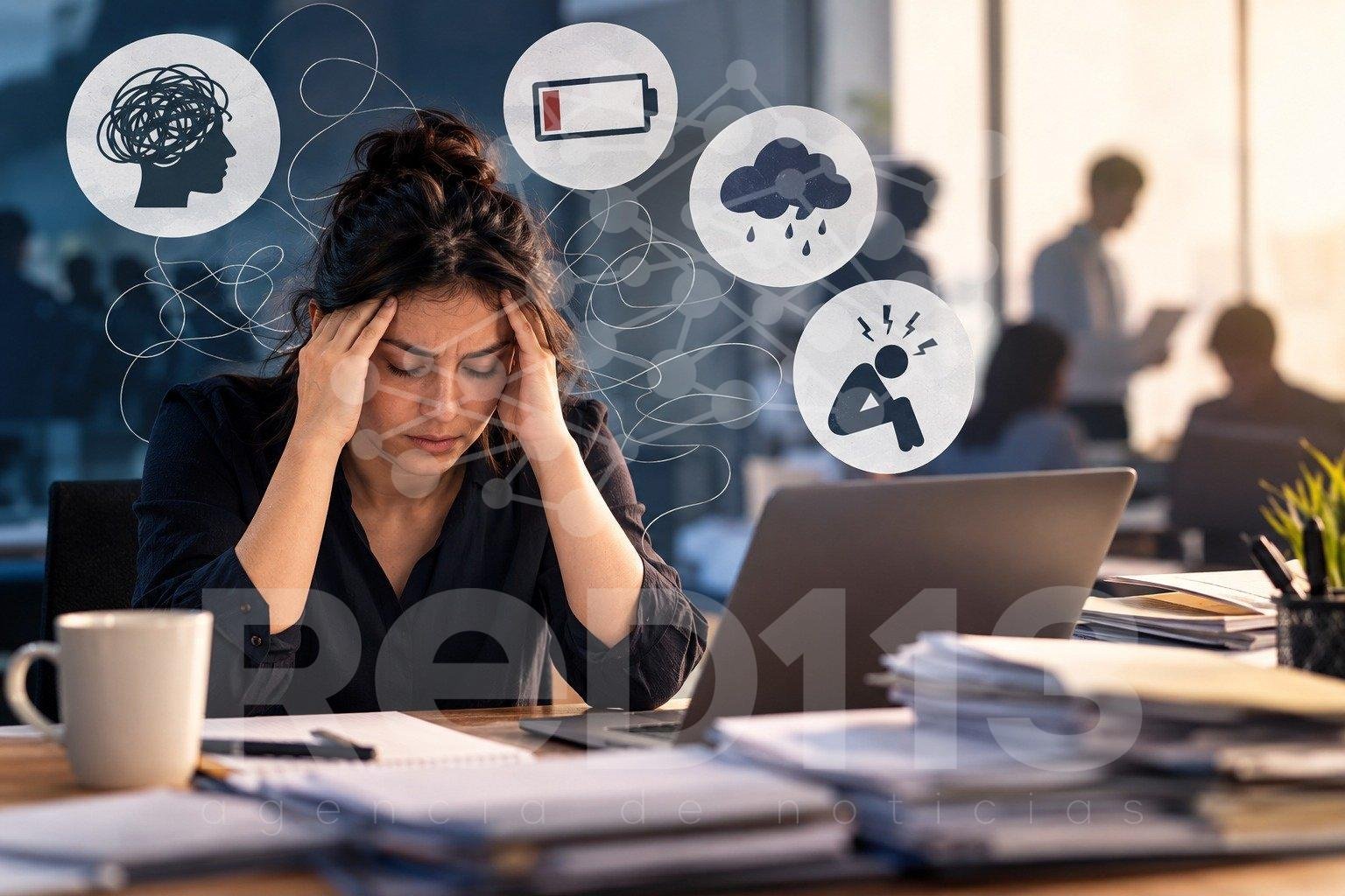 Ocho de cada diez trabajadores en México reportan afectaciones a su salud mental por el trabajo