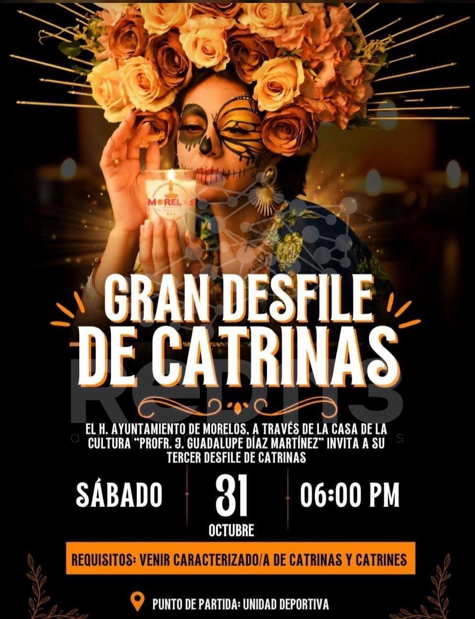 Julio César Conejo Alejos invita a celebrar el Día de Muertos con tradición, cultura y el Gran Desfile de Catrinas y visitar Villa Morelos